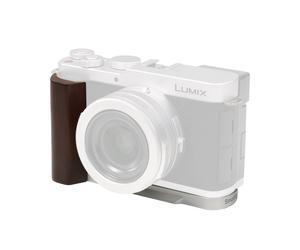 SmallRig L-Shaped Mount Plate with Wooden Handle for Panasonic LUMIX L10 (Silver) 5943