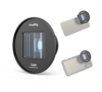 SMALLRIG Lente Anamórfica 1.33X para Teléfono Móvil, Lente Cinematográfica con Deformación de Pantalla Ancha 2.4:1 con T-Mount, Lente Cinemática para iPhone, para Samsung S21/S22 Series - 4590