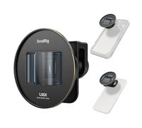 SMALLRIG Lente Anamórfica 1.55XT para Teléfono, Lente Cinematográfica Azul Flare de Pantalla Ancha 2.76:1 para Jaula de Teléfono con T-Mount, Lente Anamórfica con Clip de Lente - 3578B