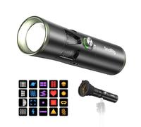 SMALLRIG Linterna LED portátil RF20C para fotografía, luz de Relleno Regulable de 20 W y 5 Colores, CRI 97+, TLCI 99+, luz de vídeo con Zoom de 10000 mAh para vídeo y Creadores de Contenido - 5335