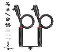 SMALLRIG Luz LED RM 03 para Fotografía Macro - 2 Unidades, Ángulo de Haz Ajustable, 5 Colores CRI95, Luz Flexible con Barra de Extensión, Pinza, Difusor, Foco, GOBO, Estaca - 5796