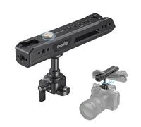 SmallRig Mango superior giratorio con pinza NATO, mango superior ligero NATO para jaula de cámara, capacidad máxima 15 kg, rotación de 360°, con soporte de garra y agujeros roscados de