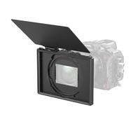 SMALLRIG Matte Box Lite Liberación Rápida, 67-82mm - 4409 | Diseño Compacto sin Viñeteado, Marco Filtro 4x5,65", Bandera Superior