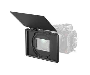 SMALLRIG Matte Box Lite Liberación Rápida, 67-82mm - 4409 | Diseño Compacto sin Viñeteado, Marco Filtro 4x5,65", Bandera Superior