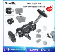 SmallRig Mini brazo mágico con doble cabezal de bola universal, brazo mágico ajustable para monitor, micrófono, luz de vídeo LED 3238B Mini Magic Arm