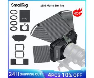 SmallRig-Mini caja mate Pro de 95mm para lentes de 67/72/77/82mm para cámara DSLR sin espejo con adaptador de bandera lateral y superior, bandeja de filtro de anillo 3680B