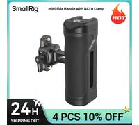 SmallRig Mini Empuñadura Lateral con Abrazadera NATO, Agarre Ligero para Cages con Riel NATO para Sony y DSLR, Ajustable Verticalmente -5947 Handle 5947