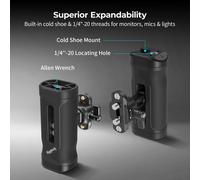 Kit de manijas laterales y superiores SmallRig Mini con abrazadera NATO, manija superior con riel NATO de localización ARRI, agarre para jaula para Sony y Canon -5949 5949