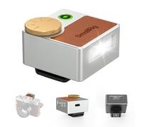 SMALLRIG Mini Flash para cámara RS-R20 para Fuji X100, Ricoh GR, Nikon y Sony, Speedlite Manual de Aluminio GN8-10, 5 Niveles 1/1-1/16, 700 Destellos a máxima Potencia, batería de 6500K/400mAh -5882