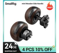 SmallRig mini mango lateral de madera con tornillo de fijación de 1/4''-20, mango ergonómico compacto, compatible con mano izquierda/derecha, soporta 15 kg Screw Handle 5926