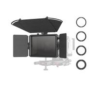 SmallRig Mini Matte Box Pro Flag Kit incluye dos marcos de filtro de 4 x | Compatible con lentes de diámetro exterior de 67 mm/72 mm/77 mm/82 mm/95 mm, para cámaras DSLR y sin espejo
