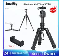 Mini trípode de aluminio SmallRig VT-20 carga 6 kg con placa de liberación rápida altura máxima 52 cm para DSLR, cámaras sin espejo, teléfonos inteligentes Mini Tripod 4289