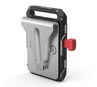 SMALLRIG Mini V Mount Placa de Bateria con Clip para Cinturon - 2990 | Placa V Mount mini con clip para cinturon, instalacion rapida para camara y monitor.