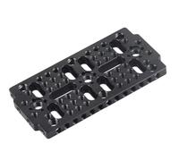 SmallRig Multi-Functional Cheese Plate with 1/4 3/8 Threads Switching Mounting Plate w/Locating Point for ARRI for Camera and Tripod Plate