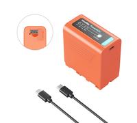 SmallRig NP-F970 USB-C Rechargeable Camera Battery (Orange) 4972