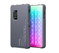 SMALLRIG P96L RGB Luz de Video, Luz LED Portátil de Metal para Cámara, 2500-8000 K, 21 Efectos, CRI 96+, Pantalla OLED, Iluminación para Fotografía y Video, Compatible con Teléfono y Cámara - 3489B