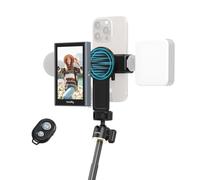 SmallRig Pantalla para Monitor de Teléfono Vlog Selfie para iPhone para Huawei S24/S25, con Soporte Magnético Control Remoto Inalámbrico, Cámara Trasera de Sincronización para Selfie - 4851B