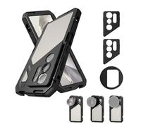 SMALLRIG para Samsung Galaxy S24 Ultra Cage, Jaula con Adaptador de Filtro de 67mm, Placa Posterior de Lente de 17mm y Placa Posterior de Lente con Montura en T para Lentes Moment T Series - 4601