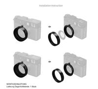 SmallRig Parasol para FUJIFILM X half negro