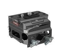 SmallRig Placa Base Ligera con Pinza para Varas Dual de 15 mm (versión de aleación de magnesio)