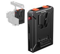 SMALLRIG Placa de montaje de batería V Mount, puertos D-Tap y BP para alimentación de múltiples baterías, soporte de vídeo compacto para cámara, monitor, transmisores de vídeo y luz - 5653