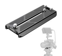 SMALLRIG Placa de montaje para Manfrotto tipo 501PL, conmutación rápida horizontal/vertical, antitorsión con dos tornillos, almohadilla de silicona integrada, con llave de doble cabeza - 6318