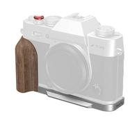 SMALLRIG Placa Montaje L Madera para FUJIFILM X-T30/II - 5667 | Placa QR para Arca, Roscas 1/4"-20, Color Plata