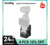 SmallRig Pocket 4 Jaula Protectora de Aleación para DJI Osmo Pocket 4, Accesorios de Adaptador de Expansión con Orificios de Localización de 1/4"-20, 6002