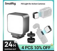 SmallRig Pocket 4 Mini Luz LED Magnética para Cámaras de Acción 3000K-6000K Batería de 500mAh para DJI OSMO Action 6/5 Pro/4/Nano Fill Light