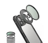 SMALLRIG Polarizador Circular Magnético de 67mm con Anillo Roscado y Adaptador T-Mount, CPL Resistente al Agua y Arañazos - 4728