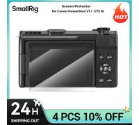 SmallRig PowerShot V1/G7X III Protector de pantalla de vidrio templado para Canon PowerShot V1/G7X III protege huellas dactilares agua polvo Protector de Pantalla