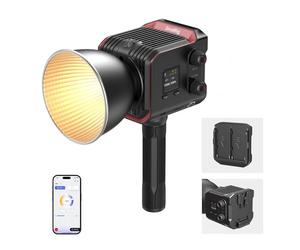 SMALLRIG RC 100B COB Lámpara de Vídeo con Mango, Luz de Vídeo Bicolor de 2700 K a 6500 K, Placa de Batería Incorporada, Control Mediante Aplicación, Versión Móvil - 4894