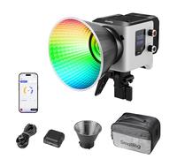 SMALLRIG RC 220C RGB COB LED Video, Soporte Bowens, 200W 36000 Luz de vídeo a todo color 2500-10000K CRI97+/TLCI98+, Admite alimentación inalámbrica, control de aplicación, para fotografía - 5098