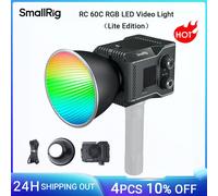 SmallRig RC 60C RGB Luz de vídeo LED Batería incorporada con control de aplicaciones, 2500K-10000K 4810