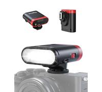 SMALLRIG RS20 Mini flash de cámara para Canon para Sony, flash GN12 Speedlite para cámara con pantalla OLED de batería de 2000 mAh, 8 niveles 500 flashes de potencia completa/reciclaje de 1.8s/6500K