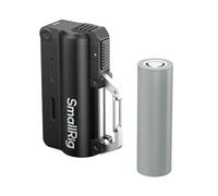 SMALLRIG SC18 EDC Power Bank con 5000mAh Batería y Cargador Tipo cápsula | Portable Power Bank & Portable Charger con mosquetón, Carga rápida de 20 W para teléfonos, para DJI/Insta360, negro - 6090