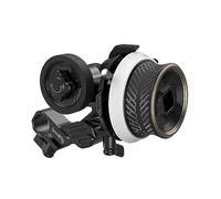 SMALLRIG Seguimiento de Foco Mini con Topes A/B y Abrazadera para Varillas de 15mm, Anillo de Engranaje para Lentes de hasta 114mm, para DSLR y Mirrorless - 3010D