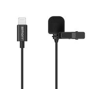 SmallRig Simorr Wave L3 Lavalier Microphone for Lightning Devices (Black) 3453