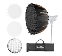 SMALLRIG Softbox Parabólico FP-60 23,6" con montura Bowens, liberación rápida con rejilla de nido de abeja y difusores, para SMALLRIG, para Neewer, para Godox, para Aputure - 5396