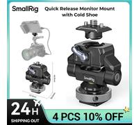 SmallRig-Soporte de liberación rápida para Monitor de cámara, montaje con zapata fría, giratorio de 360 ° e inclinación ajustable de 170 °, soporte HawkLock with Cold Shoe