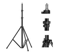 SMALLRIG Soporte de luz de fotografía de 1109.2ft280cm, soporte de trípode de aluminio con amortiguación de aire con tornillo de 14 para caja de luz, luz de estudio, reflector y anillo de luz,