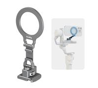 SMALLRIG Soporte de metal para teléfono móvil con placa base para Arca Standard compatible con DJI RS 4 Mini, soporte para teléfono móvil con zapata de accesorios, soporte de trípode para teléfono