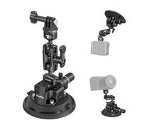 SMALLRIG Soporte de Succión para Cámara de 4" con Brazo Mágico de Cabeza Esférica, Soporte para Automóvil para Cámara Liviana/Cámara de Acción/Teléfono Carga Máxima de 3kg / 6.6libras - 4236