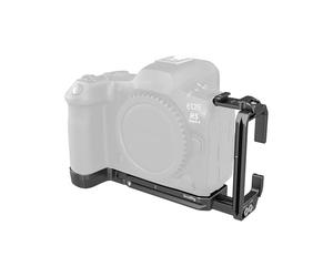 SMALLRIG Soporte en L para Canon R5 Mark II, con Orificios Roscados de 1/4"-20, Conector QD, Montaje de Zapata fría, Placa de Liberación Rápida Incorporada para Arca-Type - 4983
