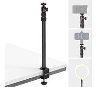 SMALLRIG Soporte Escritorio Extensible para Cámara, 15"-35" Ajustable con Cabezal Bola con Pinza en C, Compatible con DSLR, Anillos de Luz, Streaming y Grabación de Video - 3488