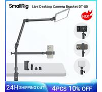SmallRig-soporte para cámara de escritorio en vivo, DT-50 con brazo Flexible w, cabeza de bola giratoria de 360 °, abrazadera C para fotografía, transmisión en vivo 4456 4456