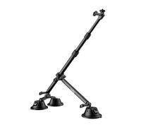 SMALLRIG Soporte para Cochepara Insta360 X4/X3, Kit de Ventosa de Doble Capa con Varilla Telescópica para Cámara de Acción, para Tomas Panorámicas, Montaje en Ventana o Parabrisas de Coche - 4380