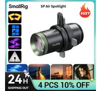 SmallRig SP Air Spotlight 36 ° Lente de Proyección Óptica con 4 Veces Más Brillo para Linterna RF 10C/20C con Obturadores de Encuadre y Soporte GOBO Light Kit