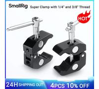 SmallRig-súper abrazadera con rosca de 1/4 y 3/8, paquete de 2 uds. Para varillas de 15mm-44mm, cámaras, luces, paraguas, ganchos, estantes, abrazadera para cámara 1124