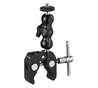 SMALLRIG Super Clamp con Mini Magic Arm y 1/4 Tornillo, Carga Máxima 1kg para Pantallas LED, monitores, Flashes - 2164